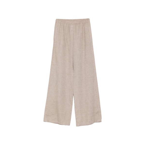 elastic-waistband trousers