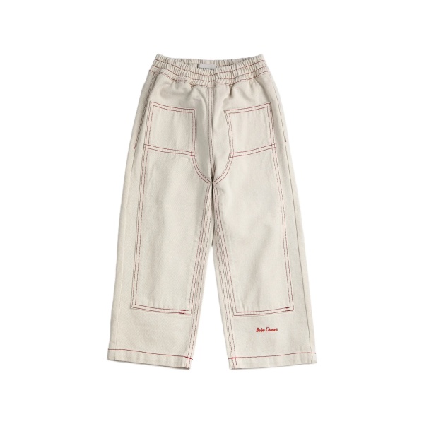 elasticated embroidery trousers