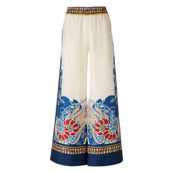 elasticated-waist trousers