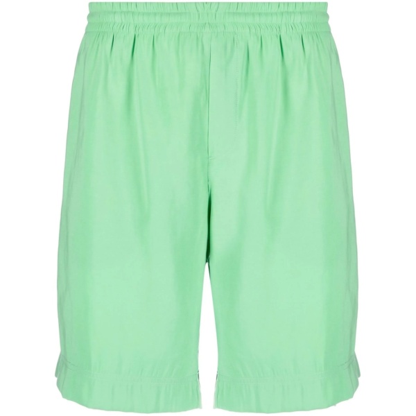 elasticated-waistband shorts