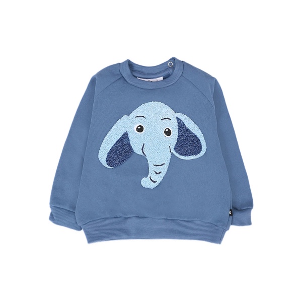 elephant-appliqué sweatshirt