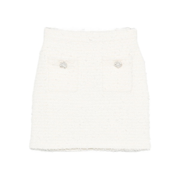 embellished tweed skirt