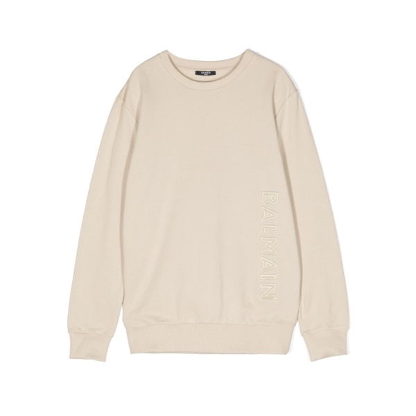 embossed-logo cotton sweatshirt