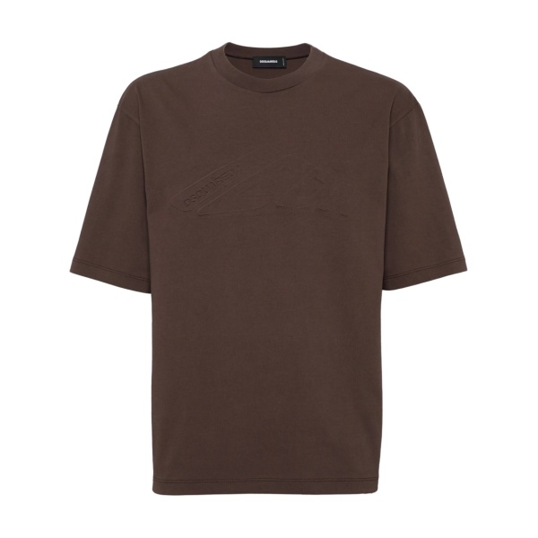 embossed-logo T-shirt