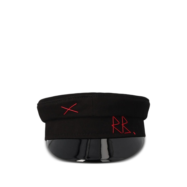 embroidered-detail cap hat