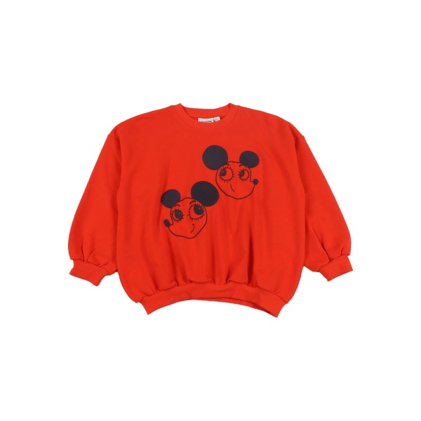 embroidered-mouse sweatshirt