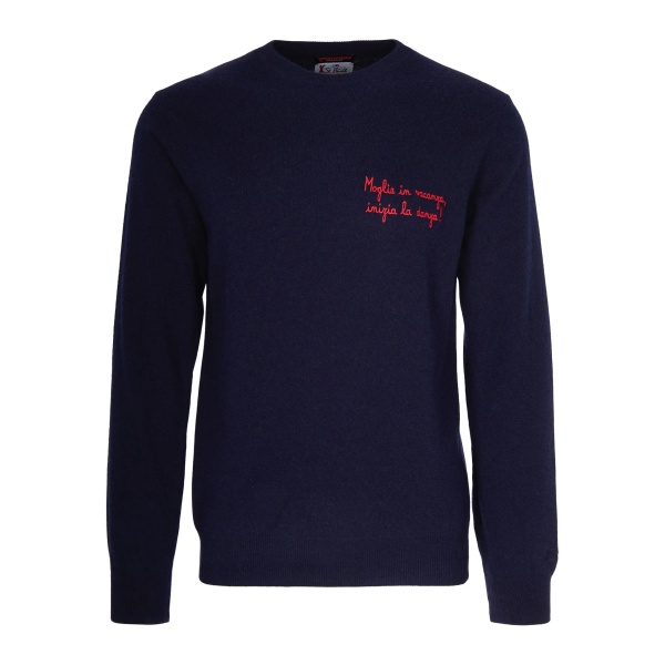 embroidered sweater