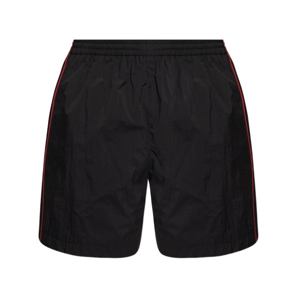 embroidered track shorts