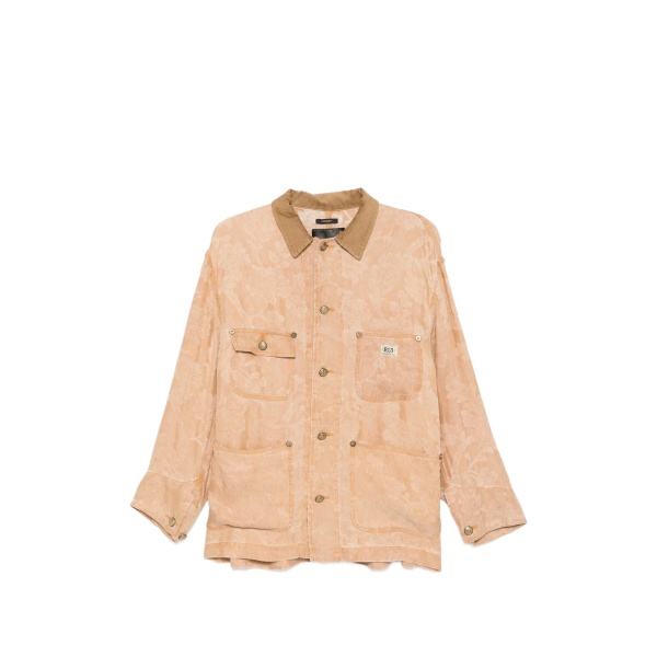floral corduroy oversized jacket