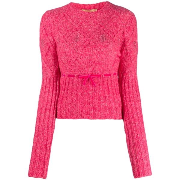 floral-embroidered sweater