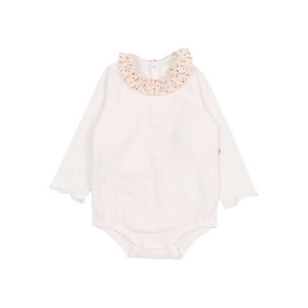floral-frill bodysuit