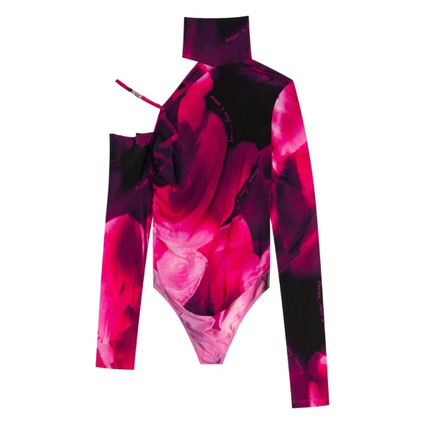 floral-print bodysuit