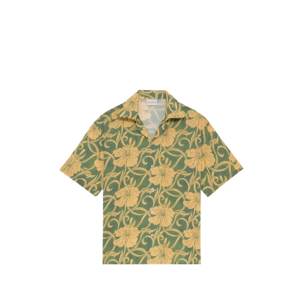 floral-print shirt