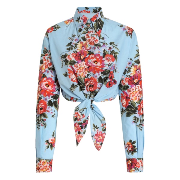 floral tie top
