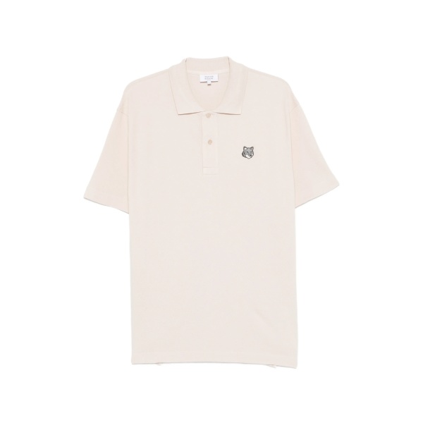 fox-embroidered polo shirt