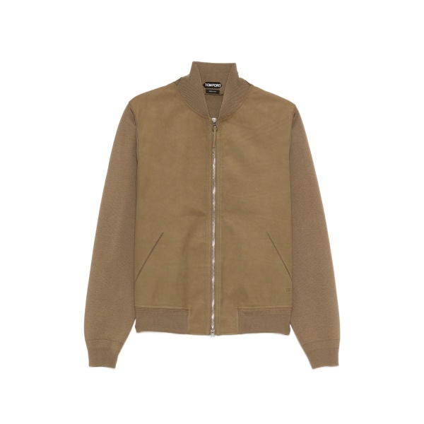 front merino bomber jacket