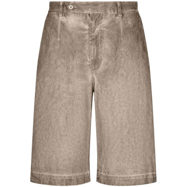 garment-dyed cotton shorts