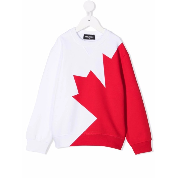 graphic-print cotton sweatshirt