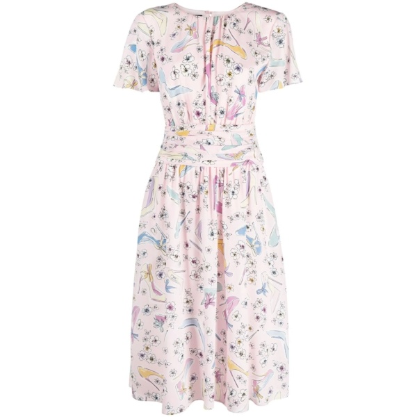 graphic-print dress