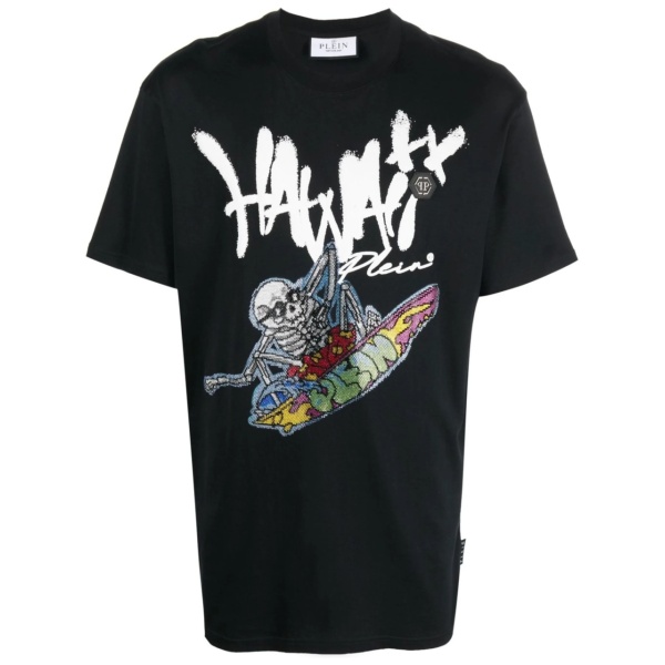 graphic-print short-sleeved T-shirt