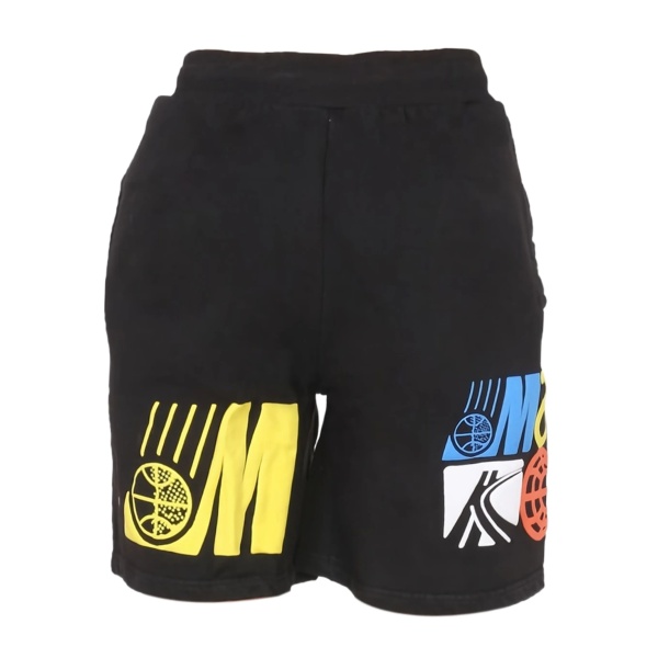 graphic-print shorts