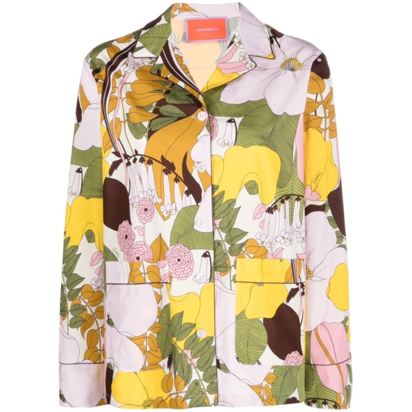 Hammock floral-print cotton shirt