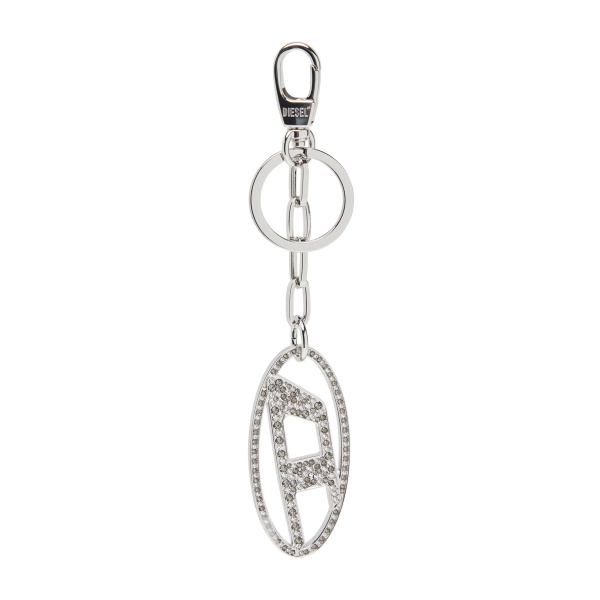 Holy-C rhinestone-embellished keyring