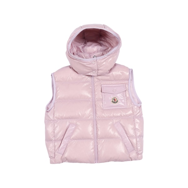 hooded padded vest