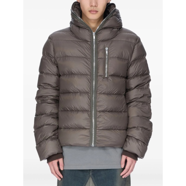 hooded puffer jacket