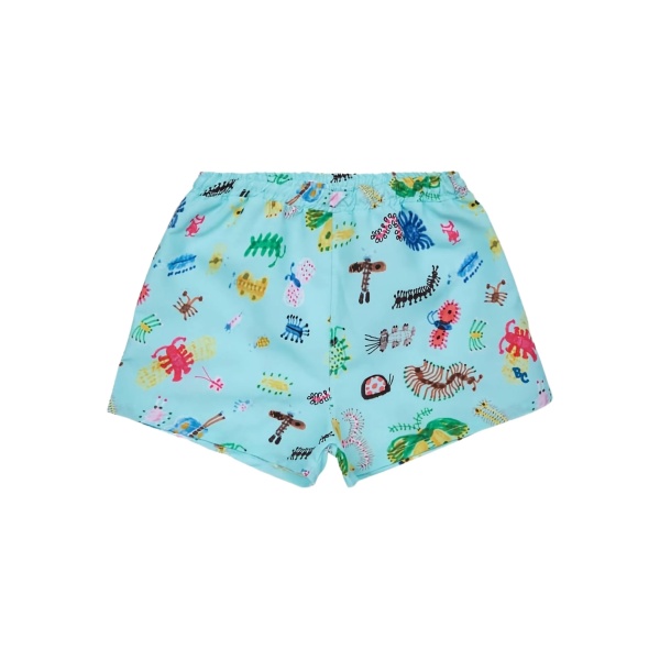 insect-print swim shorts