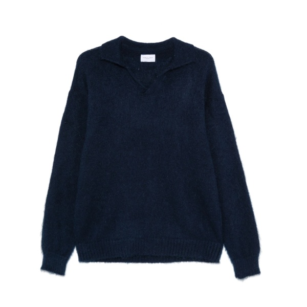knitted polo jumper
