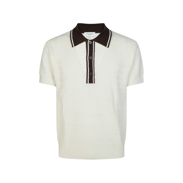 knitted polo shirt