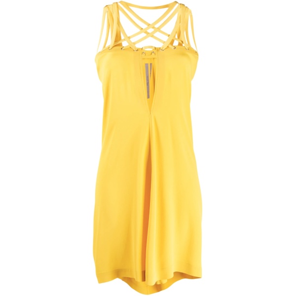 lace-up short dress
