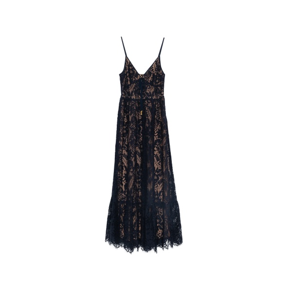 lace V-neck dress