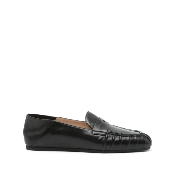 leather loafers
