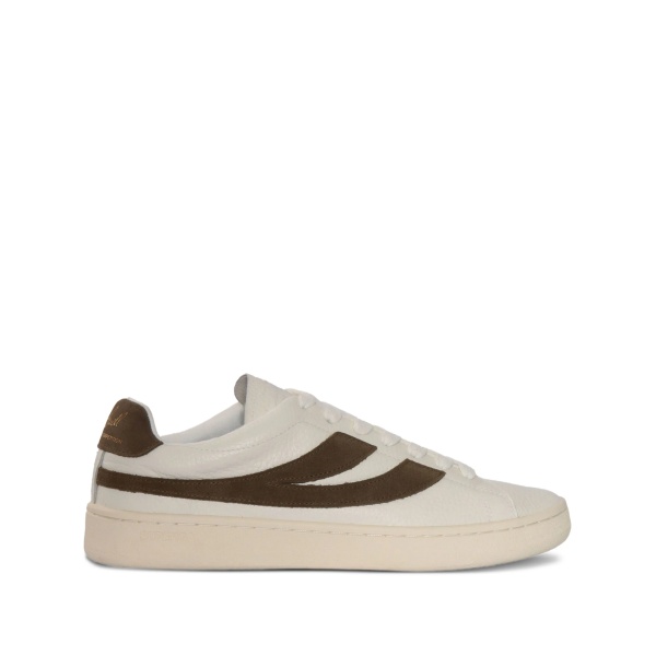 LendI panelled leather sneakers