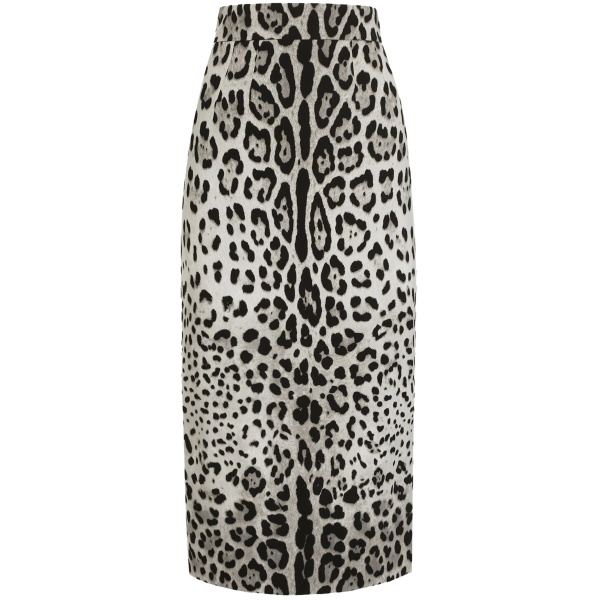 leopard-print skirt