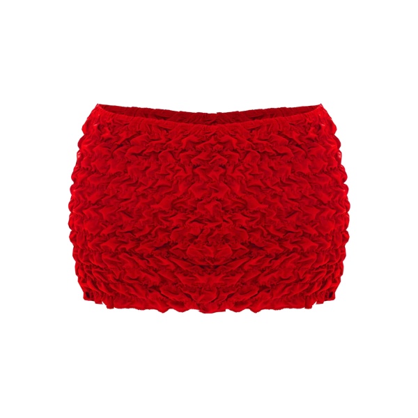 Lia textured mini skirt