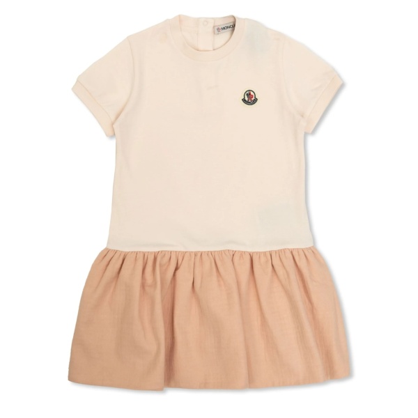 logo-appliqué dress