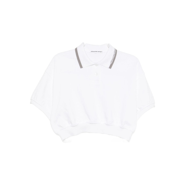 logo-collar polo shirt