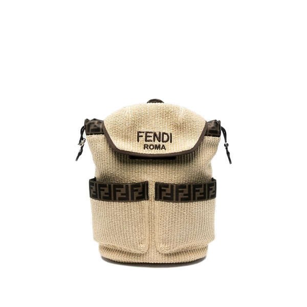 logo-detail drawstring-fastening backpack