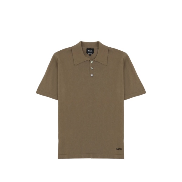 logo-detail polo shirt