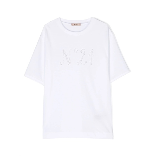 logo-embellished cotton T-shirt