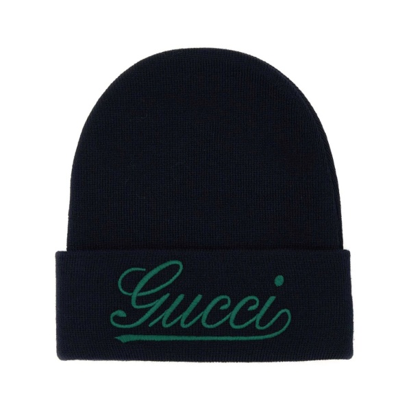 logo-embroidered beanie