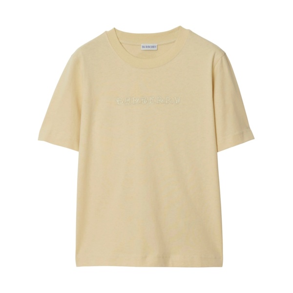 logo-embroidered cotton T-shirt