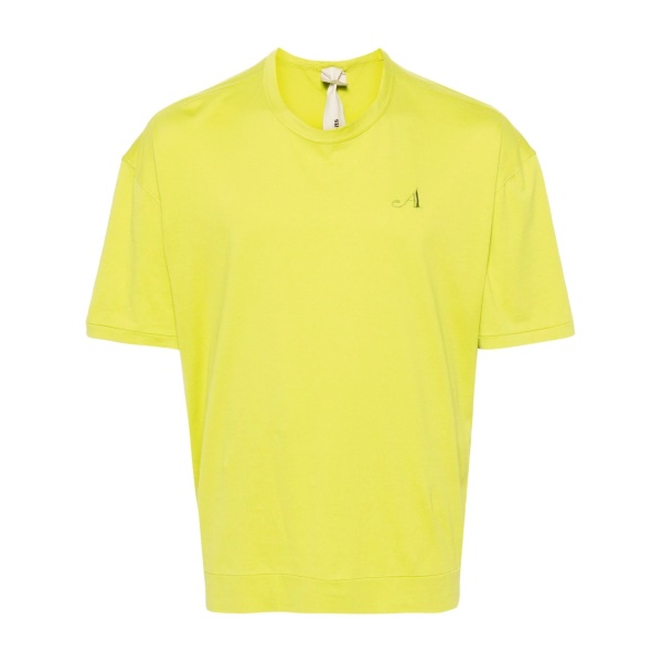 logo-embroidered cotton T-shirt