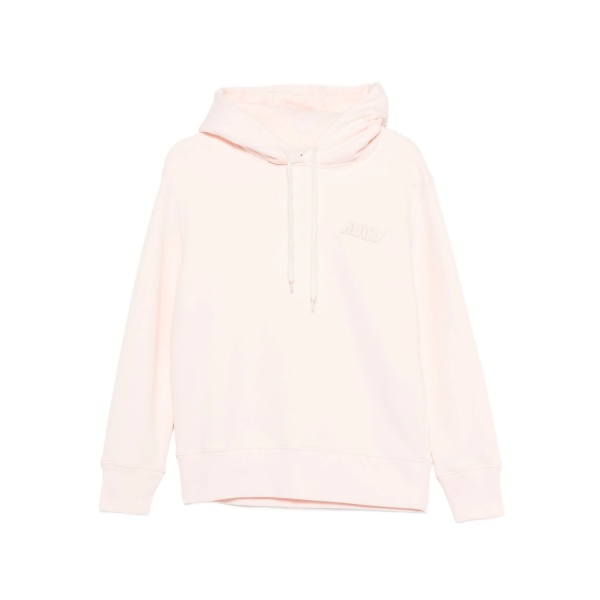 logo-embroidered hoodie