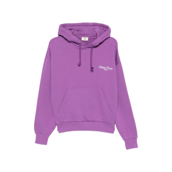 logo-embroidered hoodie
