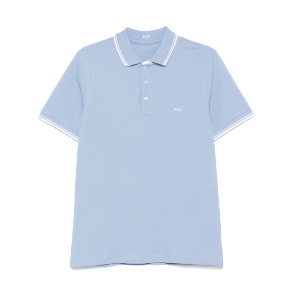 logo-embroidered polo shirt