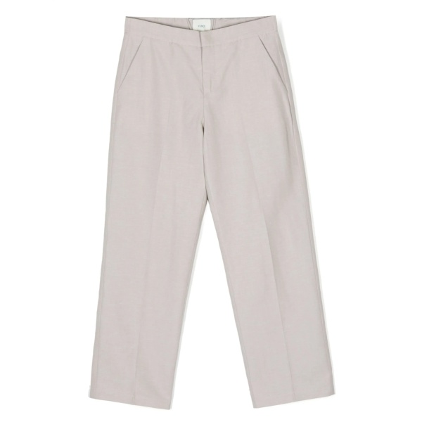 logo-embroidered straight-leg trousers